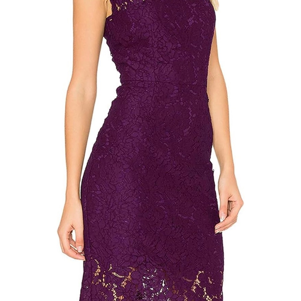 Purple Lace Dress - Picture 3 of 4